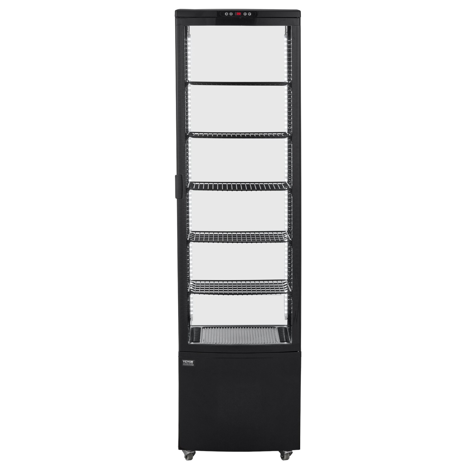 VEVOR Refrigerated Bakery Display Case — 278L LED Lighting