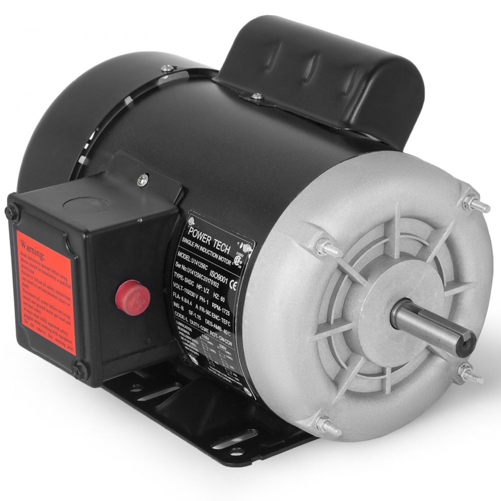 VEVOR Electric Compressor Motor, 3/4 HP, Rated Speed 1725 RPM