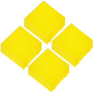 VEVOR Interlocking Garage Floor Tiles 11.8x11.8x0.5 Inch 25 PCS Deck ...