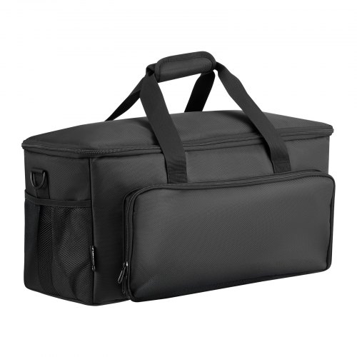 VEVOR DJ Cable Bag – 1680D, 6 Dividers, Wheels, 20×9.4×10.4