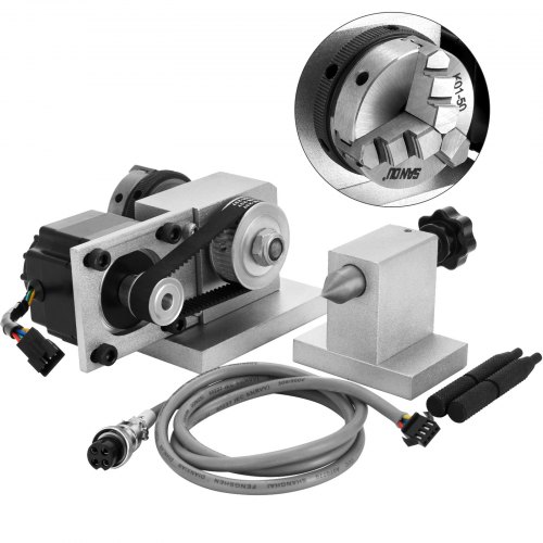 VEVOR CNC Router Rotary Axis 49 mm Chunk 3 Jaw A axis 4th axis Engraving Machine VEVOR AU