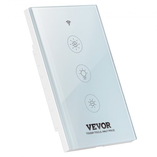 Kasa VEVOR 2PCS WiFi Smart Light Dimmer Switch, 100-250V AC Wi-Fi