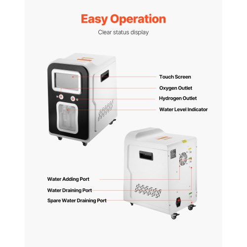Hydrogen Inhalation Machine 99.99% High Purity 1800ml/min Portable ...