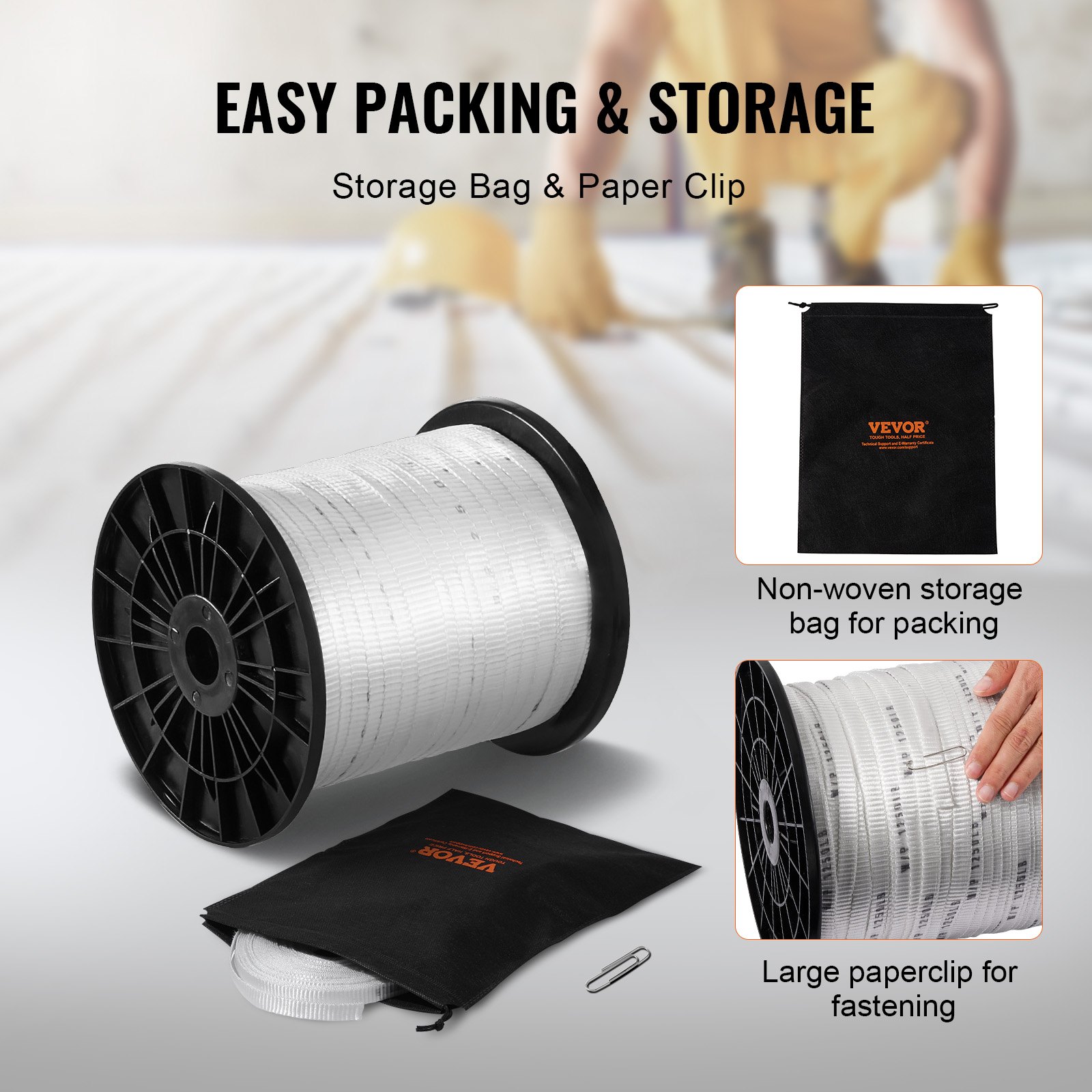 VEVOR Polyester Pull Tape, 3/4