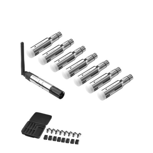 VEVOR Wireless DMX Transmitter Receiver – 2.4G, 656 ft Range
