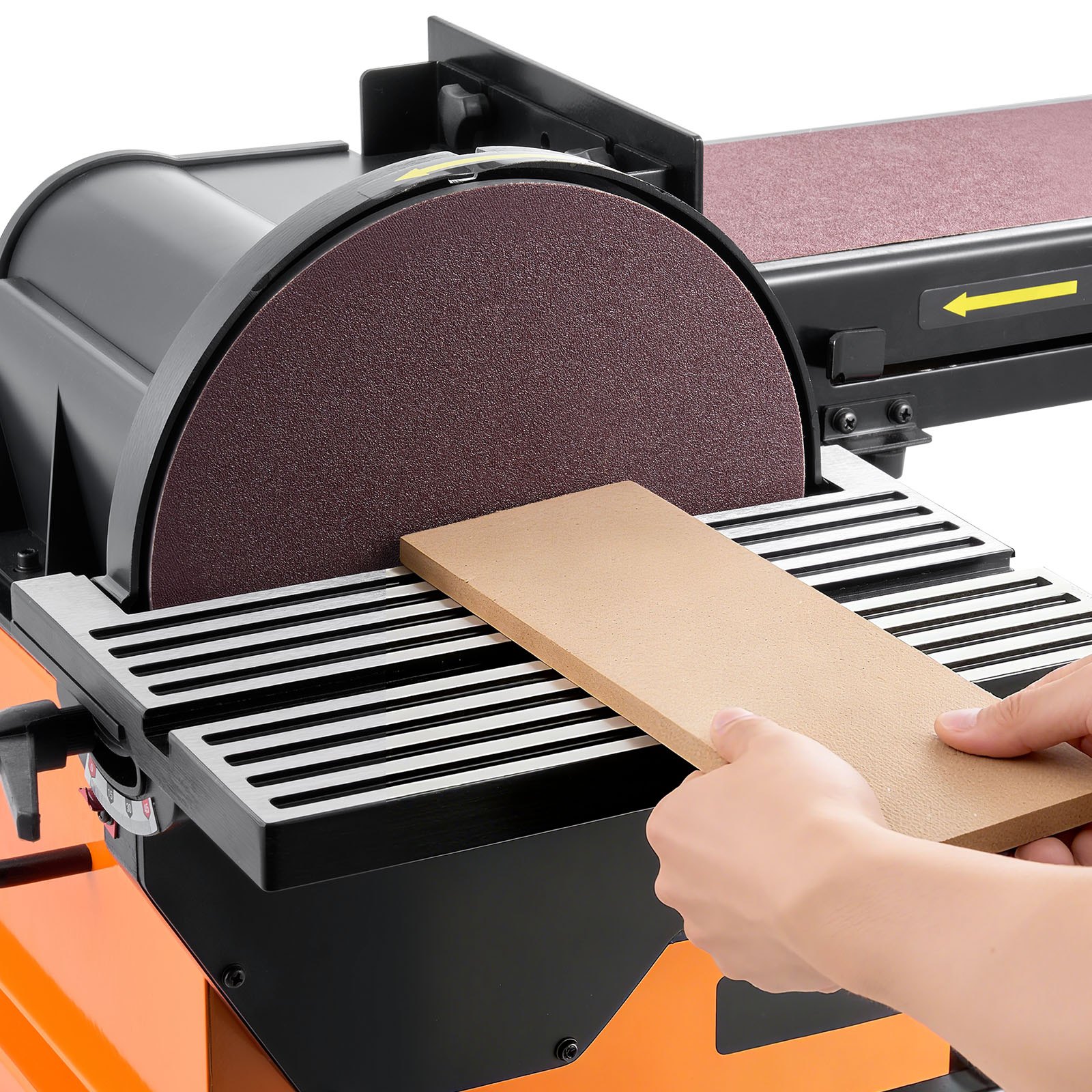 VEVOR Belt Sander with Stand – 6×48 in & 9 in Disc, 800W