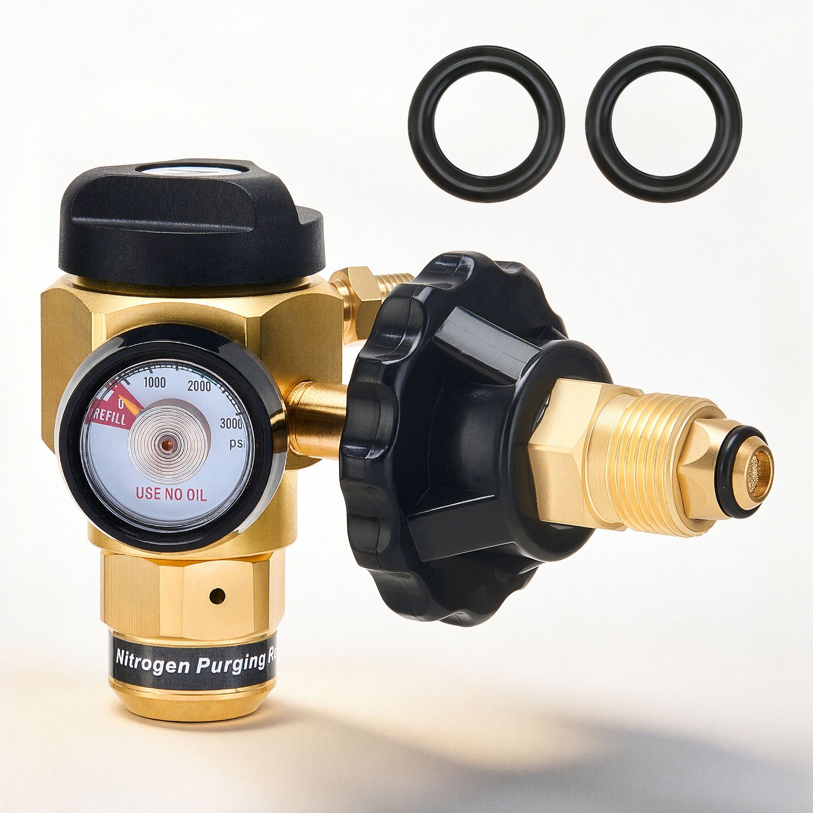 VEVOR Nitrogen Purging Regulator, Nitrogen Purge Control Valve with ...