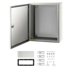 VEVOR Steel Electrical Box 20'' x 16'' x 8'' Electrical Enclosure Box ...