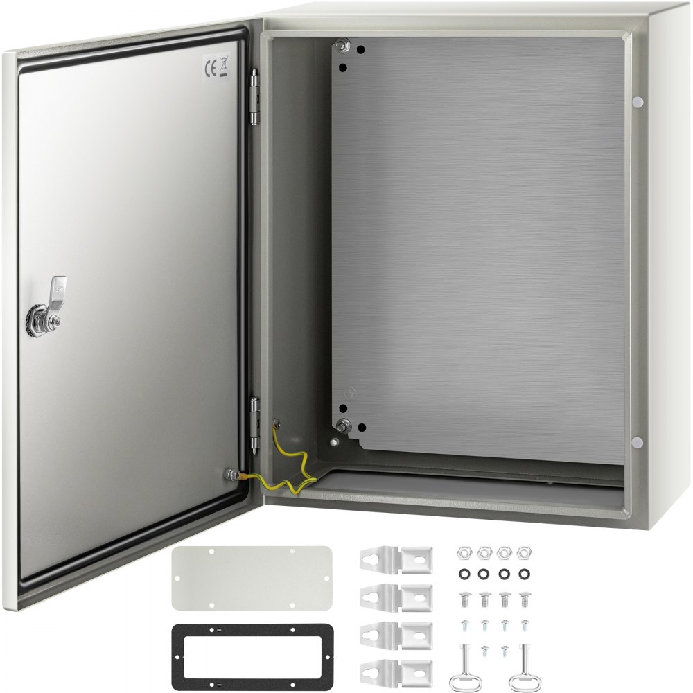 VEVOR NEMA Steel Enclosure, 20 x 16 x 8\'\' NEMA 4X Steel Electrical ...