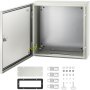 Vevor Nema Steel Enclosure, 20 X 20 X 6'' Nema 4x Steel Electrical Box 