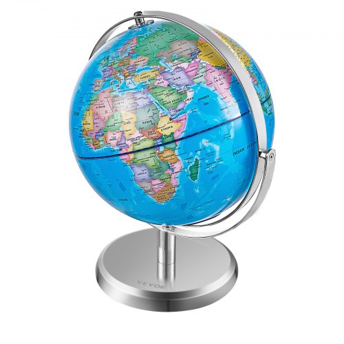 globe 生ポラロイド VEVOR Illuminated World Globe with Stand Educational 9 in