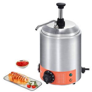 Nacho Cheese Dispenser 2.4 Qt Hot Fudge Warmer With Togo