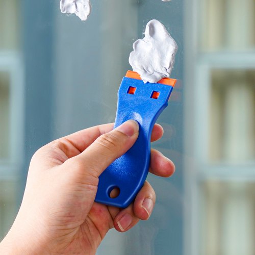 VEVOR Plastic Razor Blade Scraper 2PCS Scraper Tool 120PCS POM Plastic ...