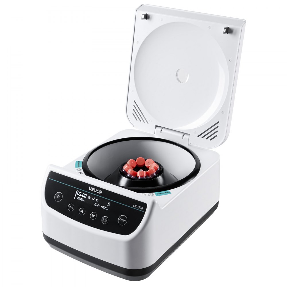 Centrifuga VEVOR, elektrická laboratorní centrifuga RCF 100-1900xg s 1 rotorem pro zkumavky o objemu 2/5/10/15 ml, nízká rychlost 500-4000 ot./min s časovačem, široce používaná v různých experimentech - miniatura 9