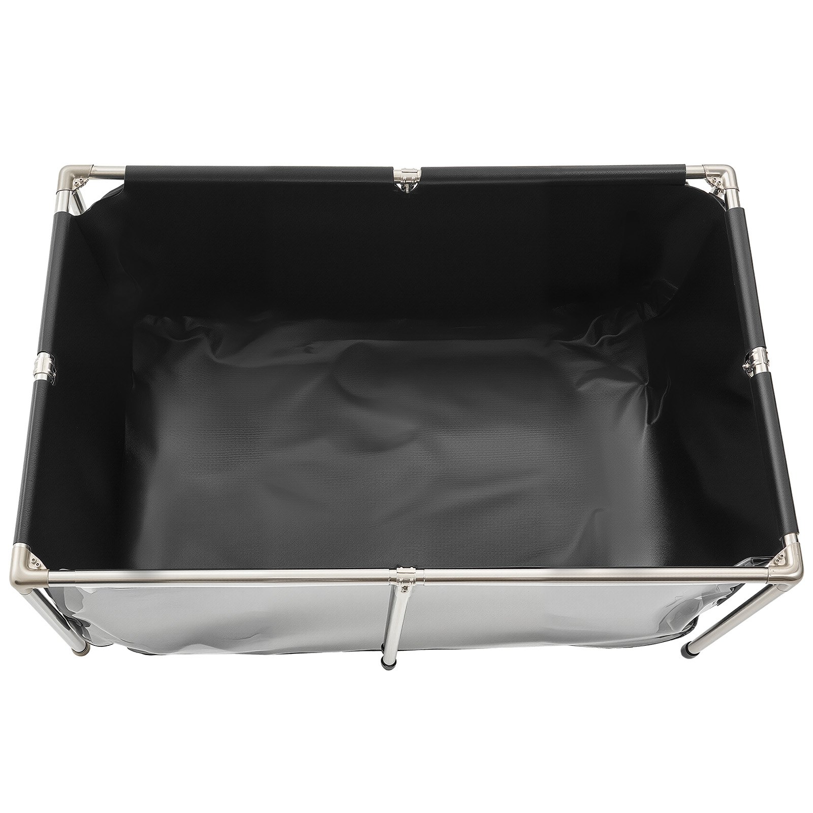 VEVOR Canvas Fish Pond, 480 L Above Ground Fish Pond, PVC Koi Tank with ...