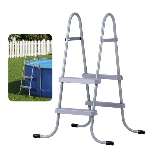 Reviews for VEVOR Above Ground Pool Ladder, 2-Step Steel A-Frame ...