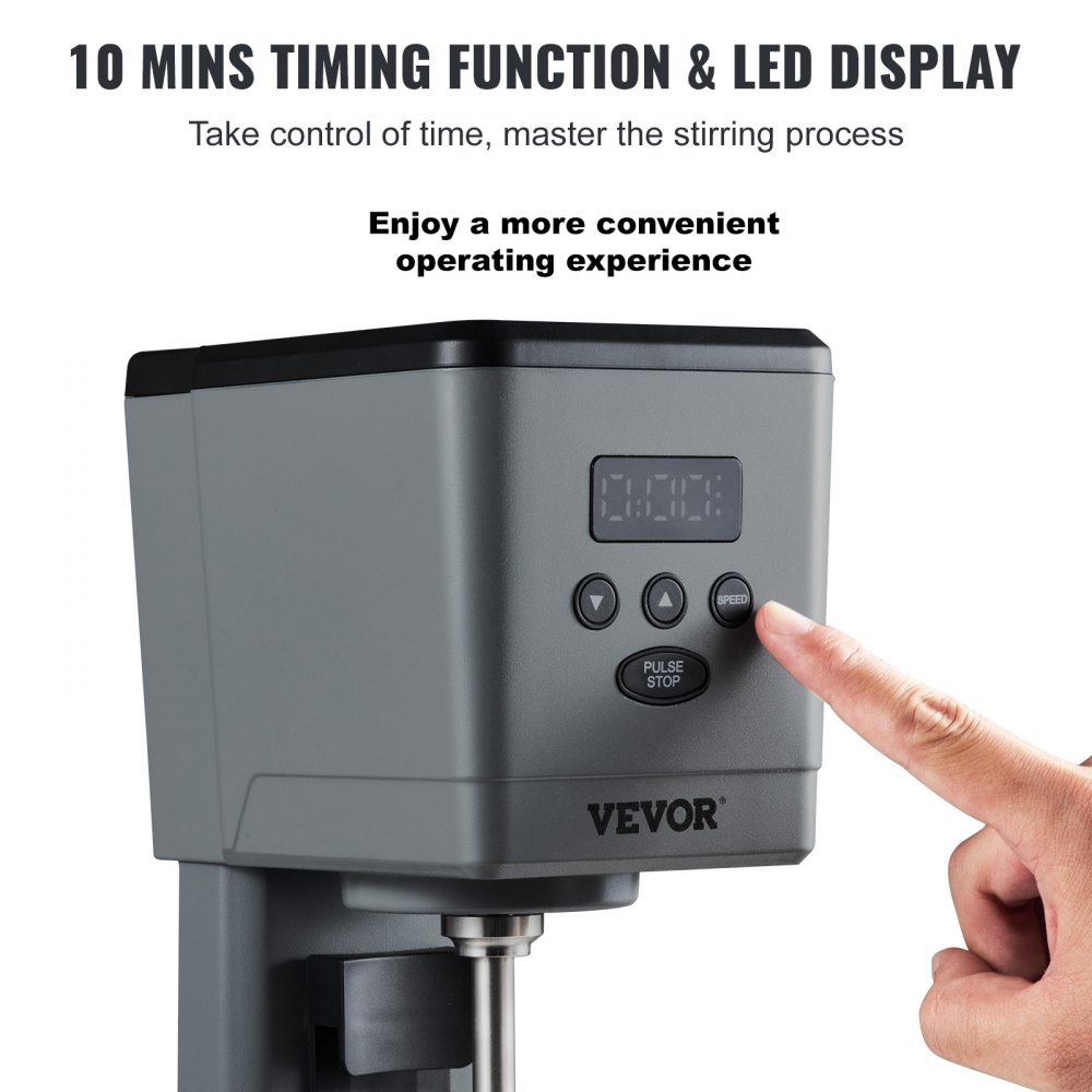 VEVOR Milkshake Maker Electric Milkshake Mixer Frothing Machine Stainless Steel - Foto 10