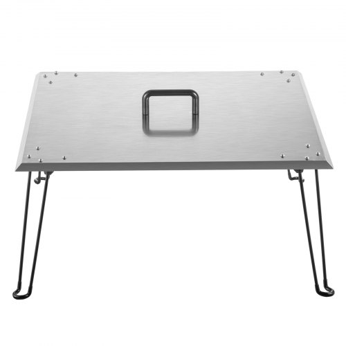 VEVOR Fire Pit Heat Deflector 24 x 24 x 13 Inch, Stainless Steel Fire