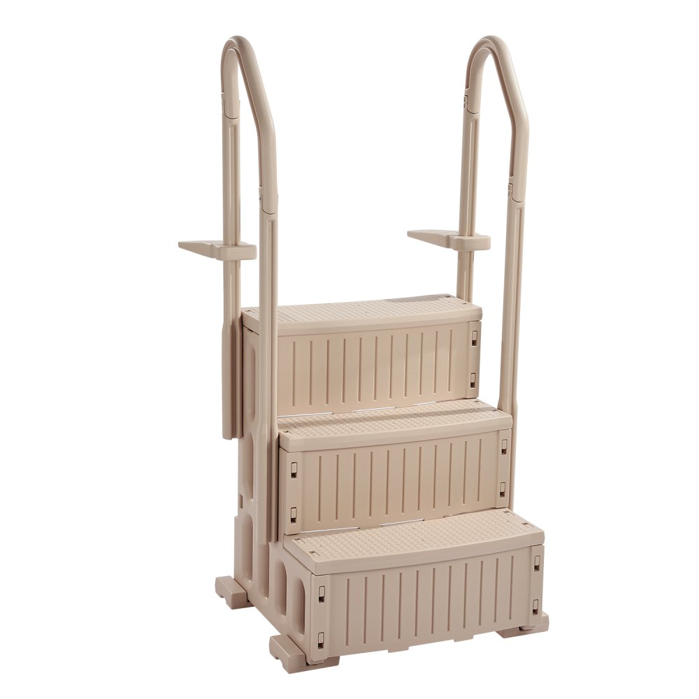 VEVOR Swimming Pool Stair — 3-Step Double Handrails Ladder