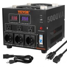 VEVOR 55 Amp RV Power Converter Charger, 110 Volt AC to 12 Volt DC