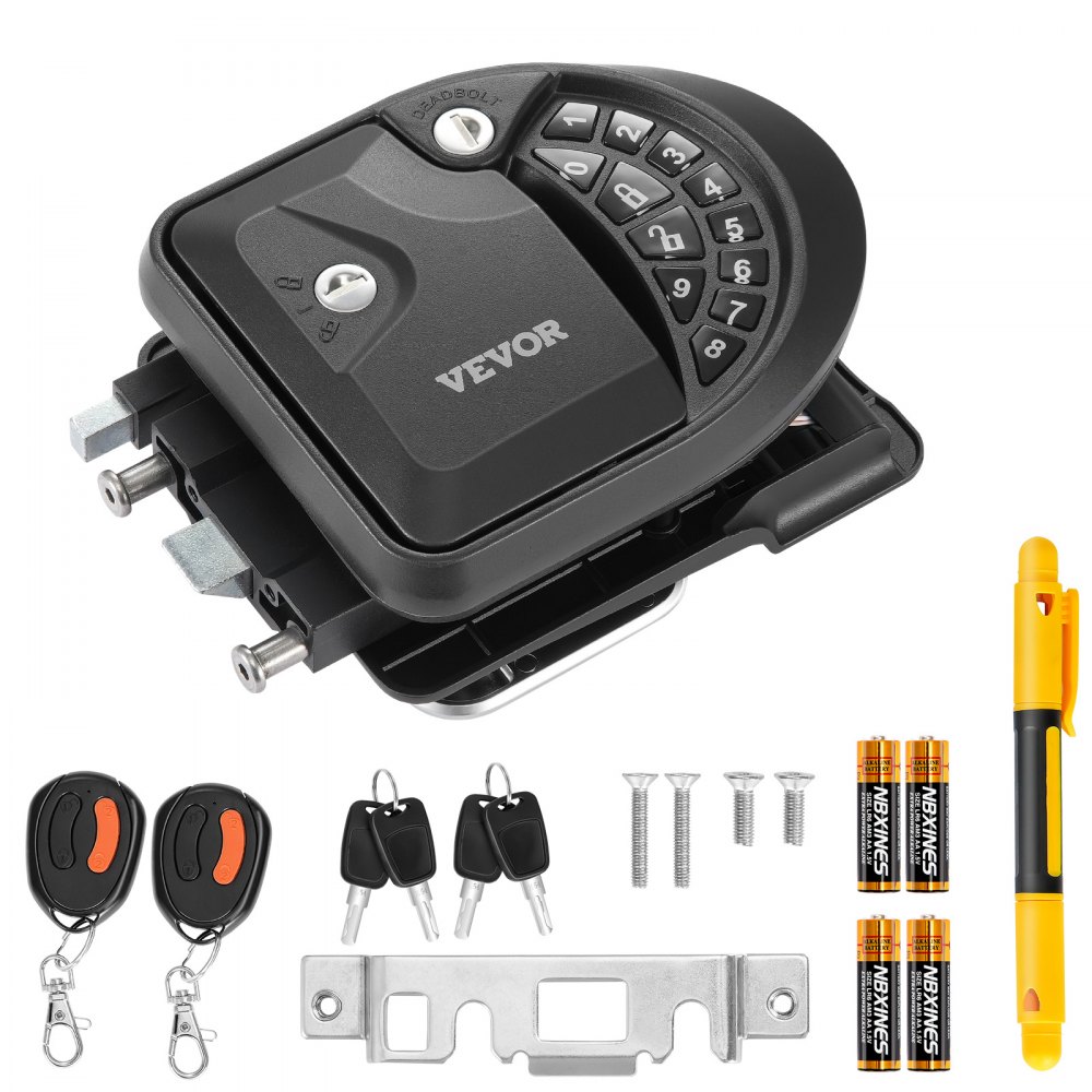 VEVOR RV Door Lock, RV Keyless Entry Door Lock with 10-Digit Keypad ...