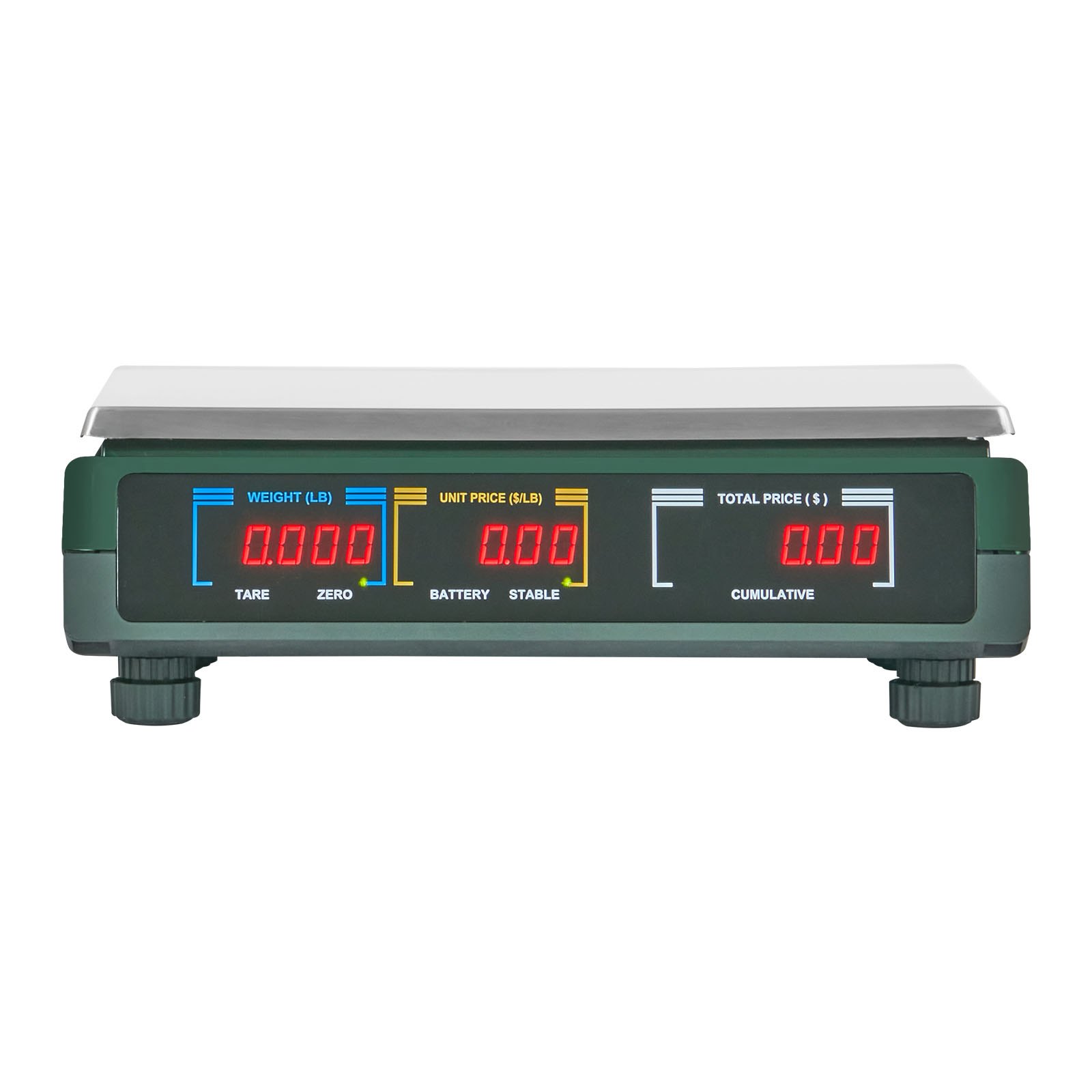 VEVOR Electronic Price Computing Scale, 66 LB Digital Deli Weight ...