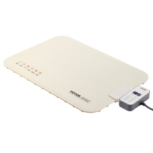 VEVOR Electric Warming Tray Rollable Food Warming Mat w/ Temp Control for Buffet - Beige 1 main image 0