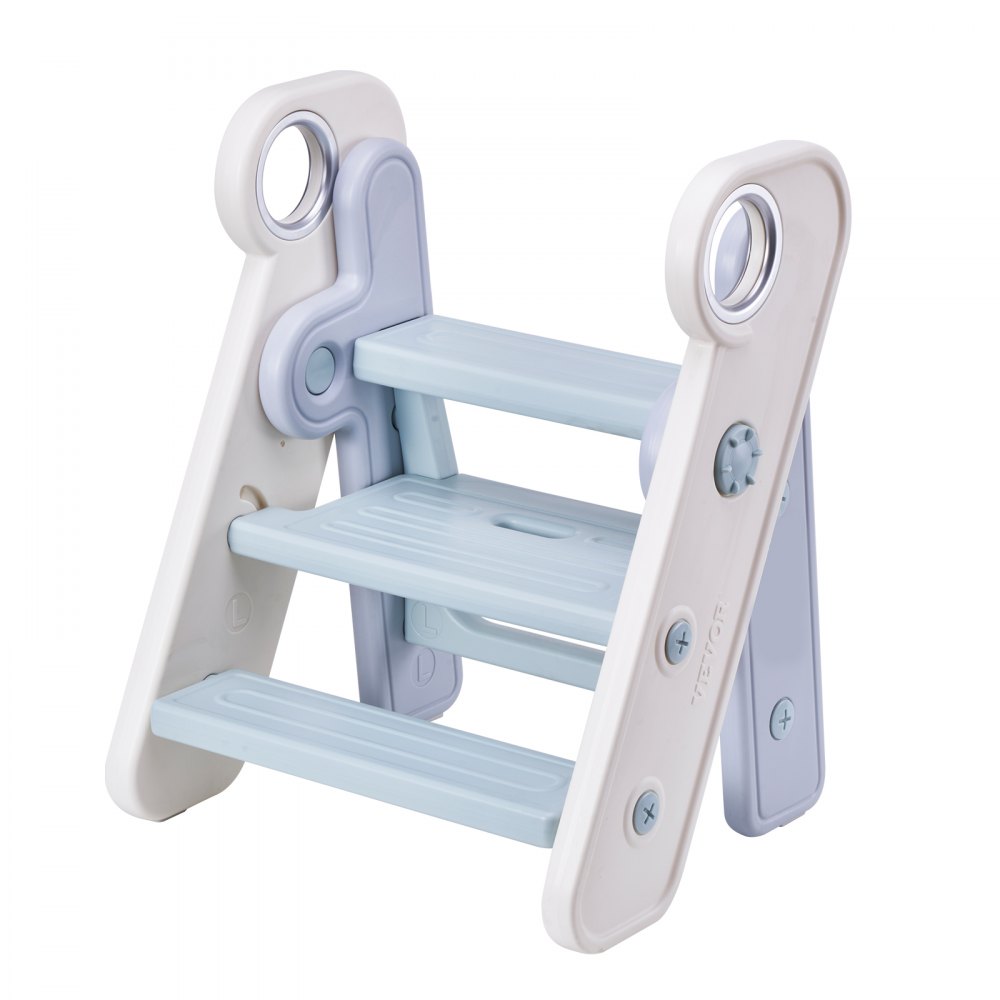 VEVOR Toddler Step Stool, Adjustable 3 Step to 2-Step Kitchen Stool for ...