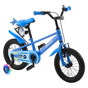 PRIDE キッズサイクル 青26インチ VEVOR Kids Bike, 14 Inch Children Bicycle, Training Wheels BMX