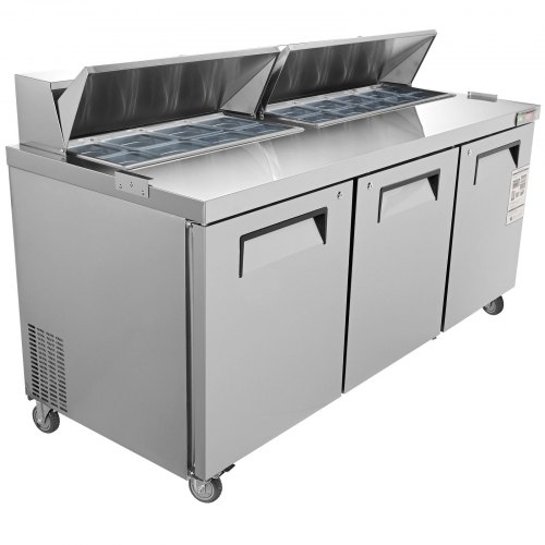 サンドイッチテーブル VEVOR Commercial Refrigerator, 72