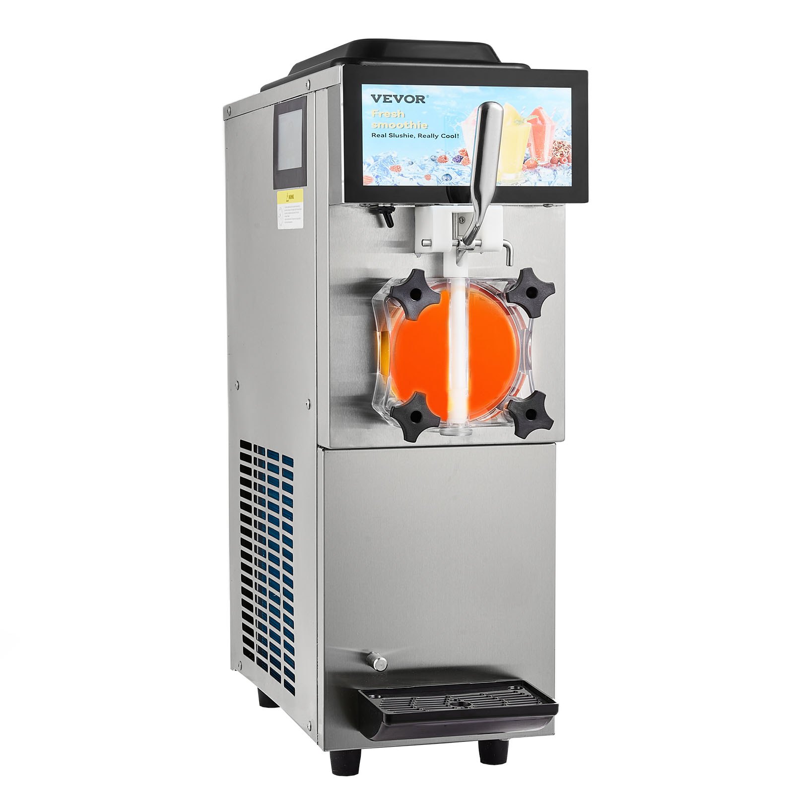 VEVOR Commercial Slushy Machine, 12L / 3.17 Gal Single Tank, Cool and ...