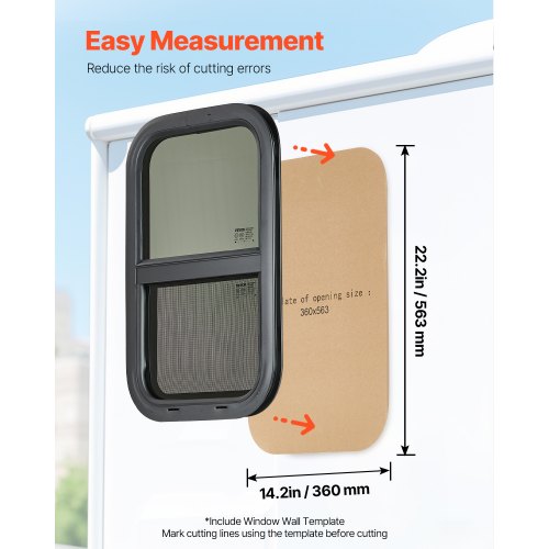 Vertical RV Window 14