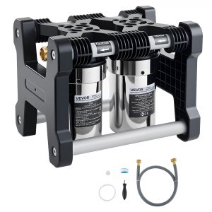 VEVOR RV Water Filter System, 5-Micron Dual Stage Premium RV Water ...