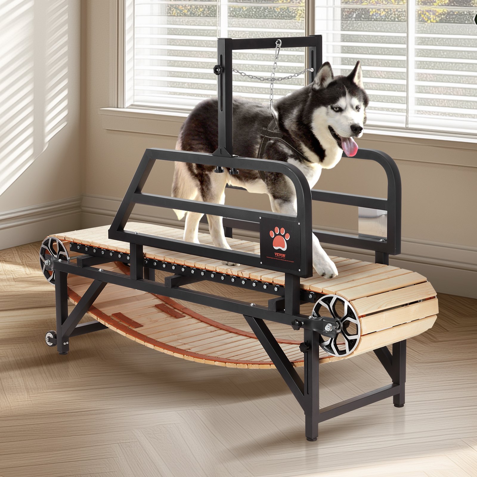 VEVOR Dog Treadmill for Large Dogs, 330 lbs Weight Capacity, 17.52 ...