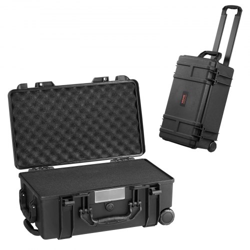VEVOR Weatherproof Hard Case, Heavy Duty Protective Dry Box Case
