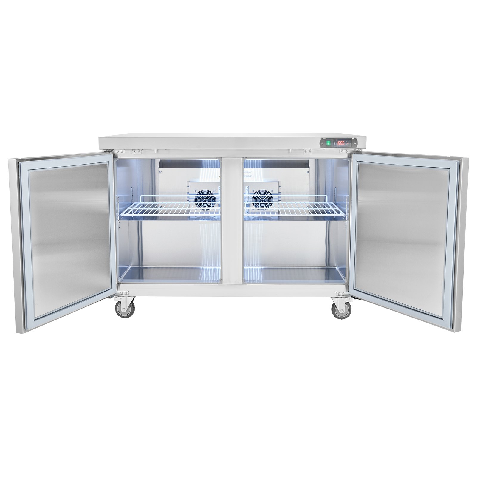 VEVOR Stainless Food Prep Table — Commercial Refrigerator