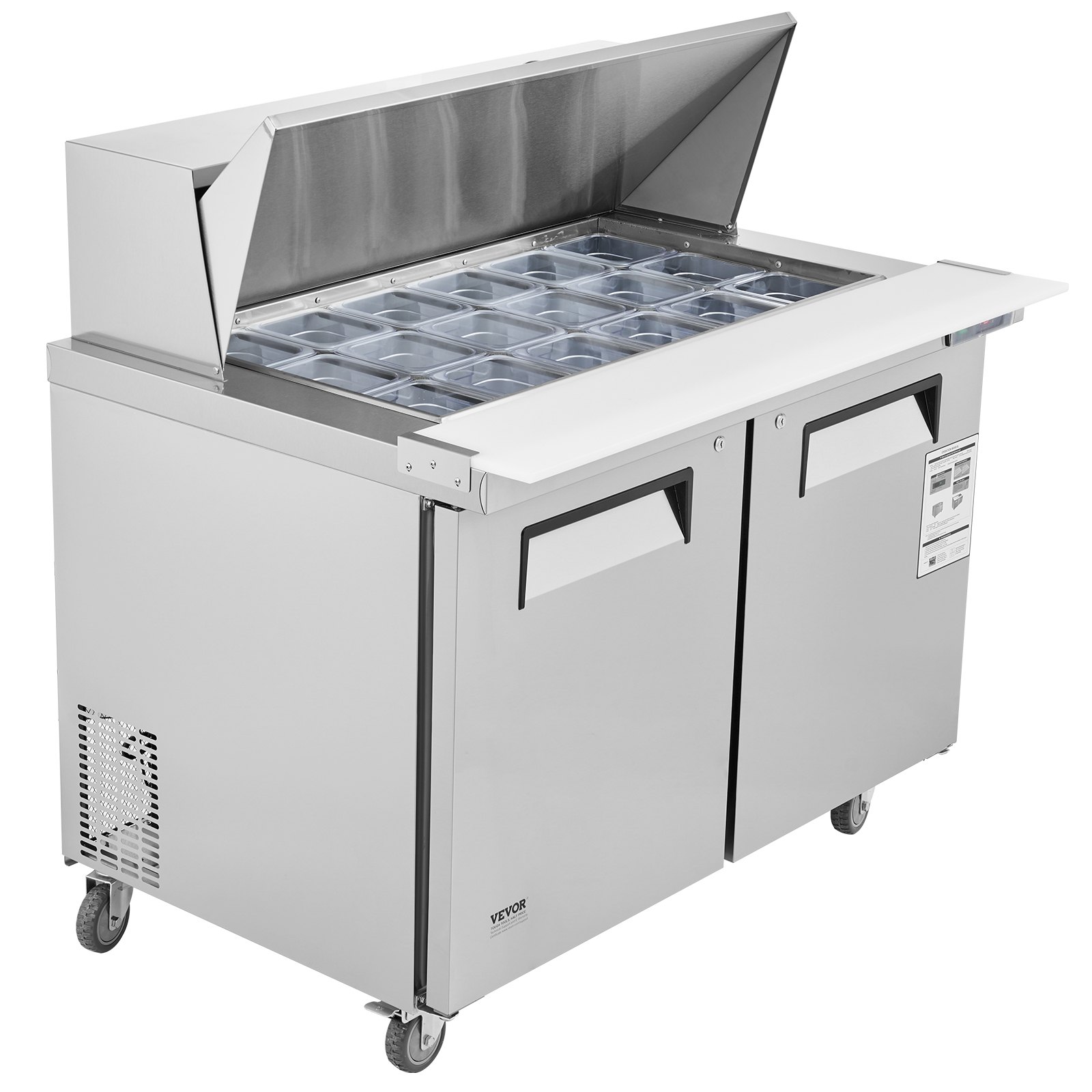 VEVOR Commercial Prep Table Refrigerator – 48