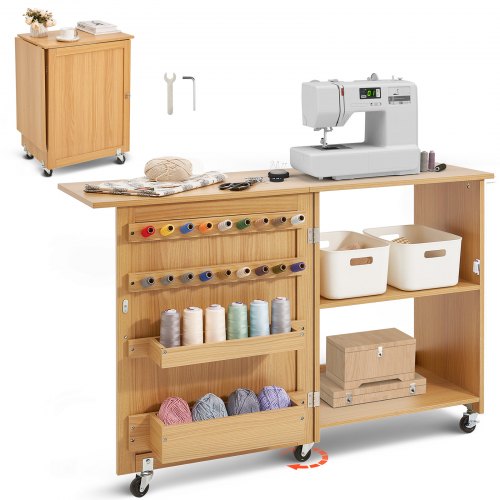 VEVOR Foldable Table for Sewing - 46