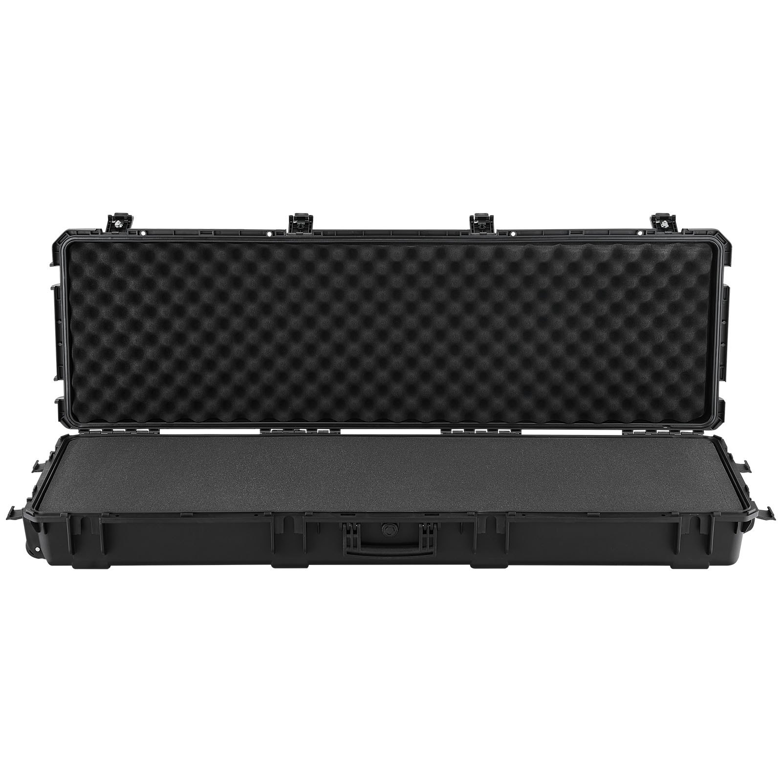 VEVOR Hard Rifle Case, Lockable Rifle Case with Pre-cut Foams, 52 in ...