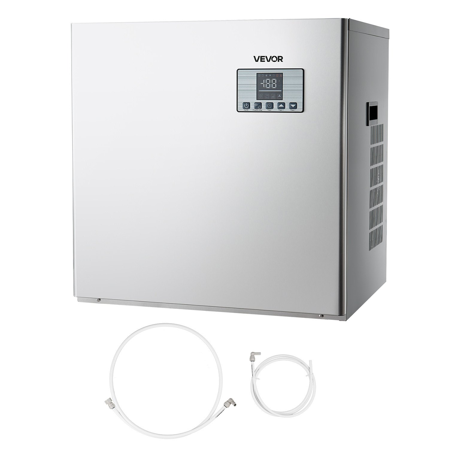 VEVOR Ice Machine Head – 400LBS/Day, 182 Trays, 430 Steel