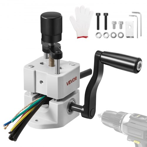 VEVOR Copper Wire Stripper —65Mn Blades & Drill Mode