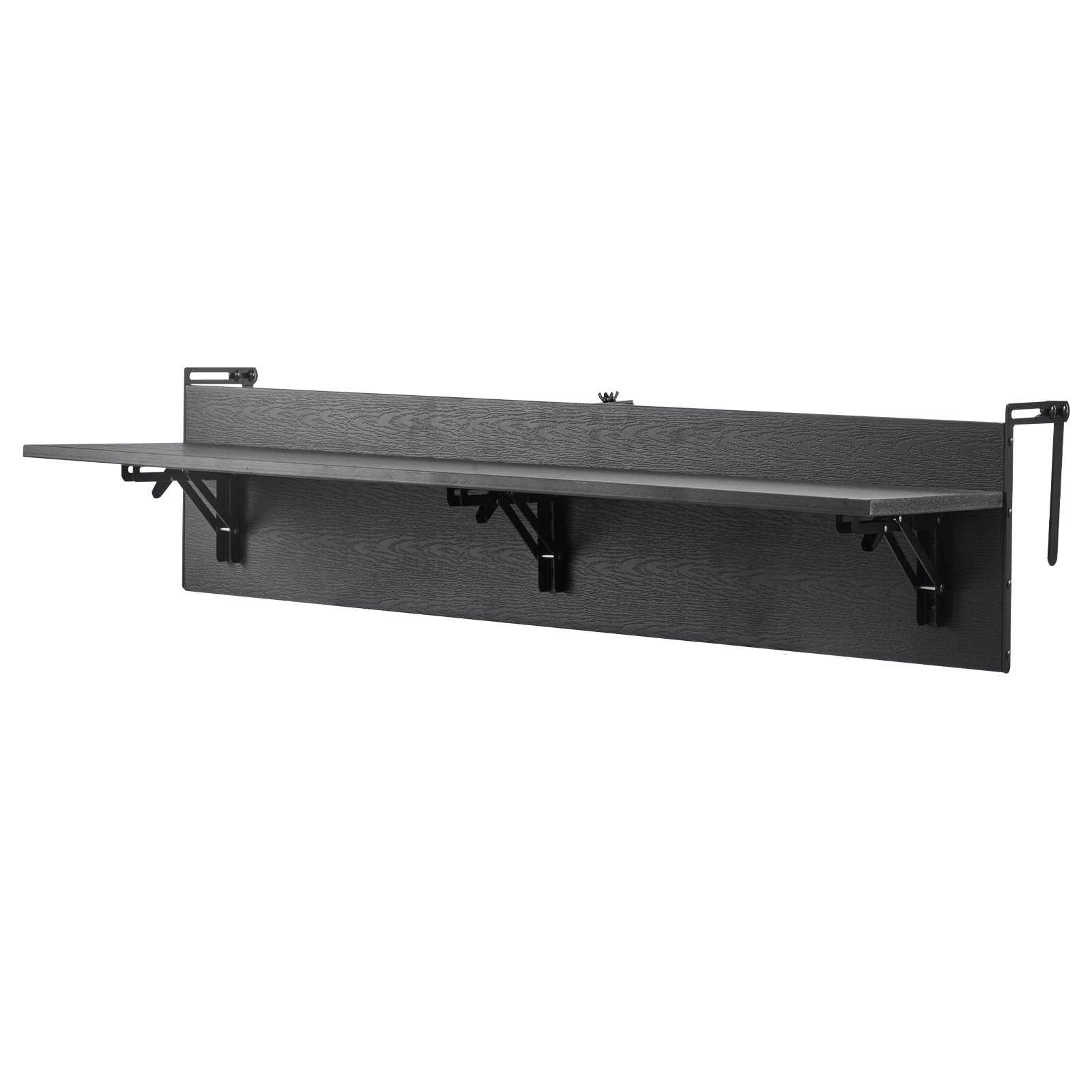 VEVOR Balcony Railing Table – 12x48 in, 50 lbs Loading