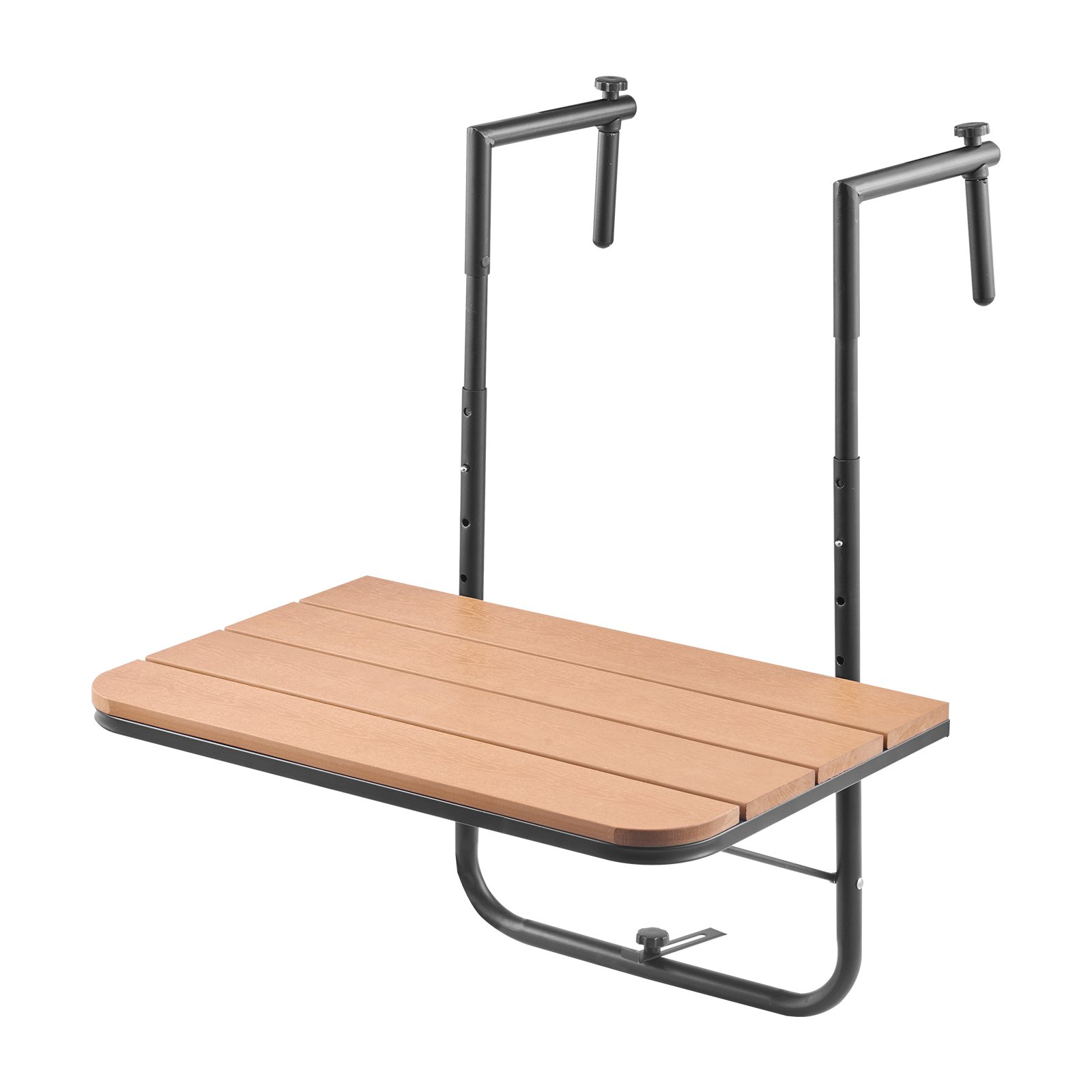 VEVOR Balcony Rail Table – Folding Railing Patio Bar Table