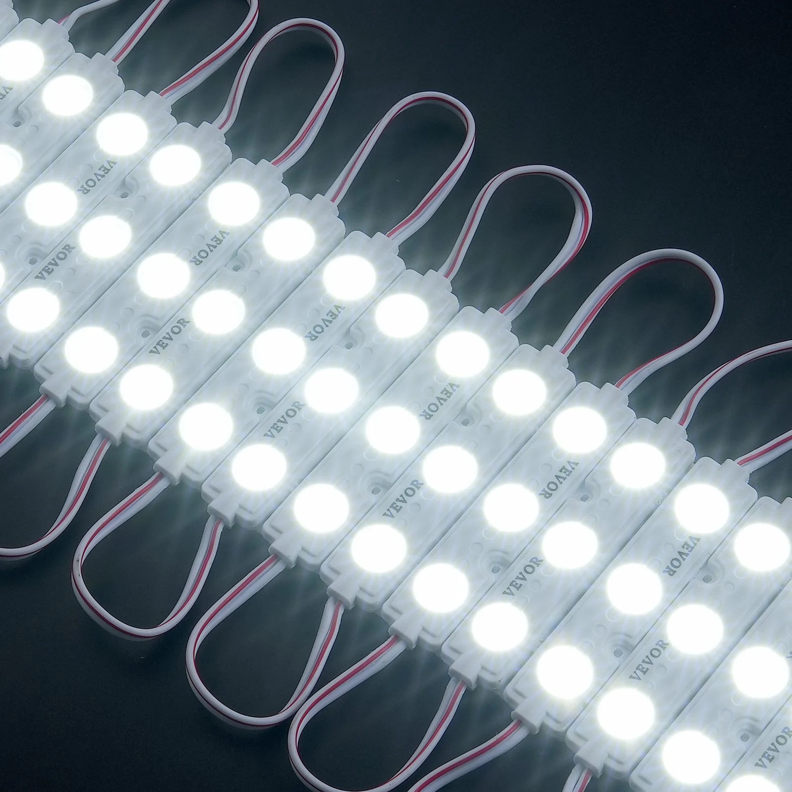 Storefront Led Light VEVOR 200PCS LED Storefront Lights, 108 ft DC 12V, LED Module Lights ...