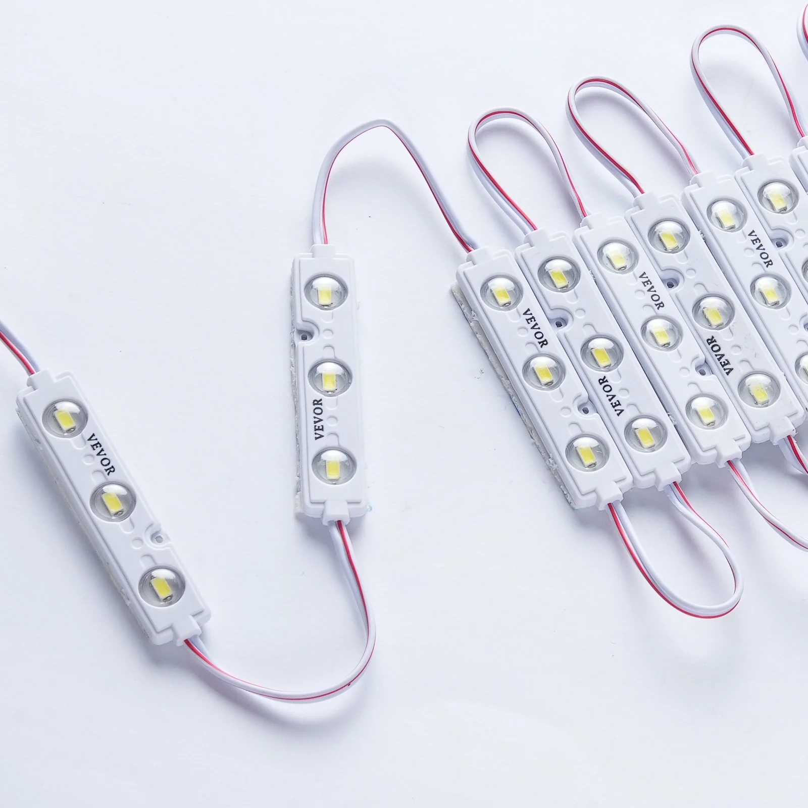 Storefront Led Light VEVOR 200PCS LED Storefront Lights, 108 ft DC 12V, LED Module Lights ...