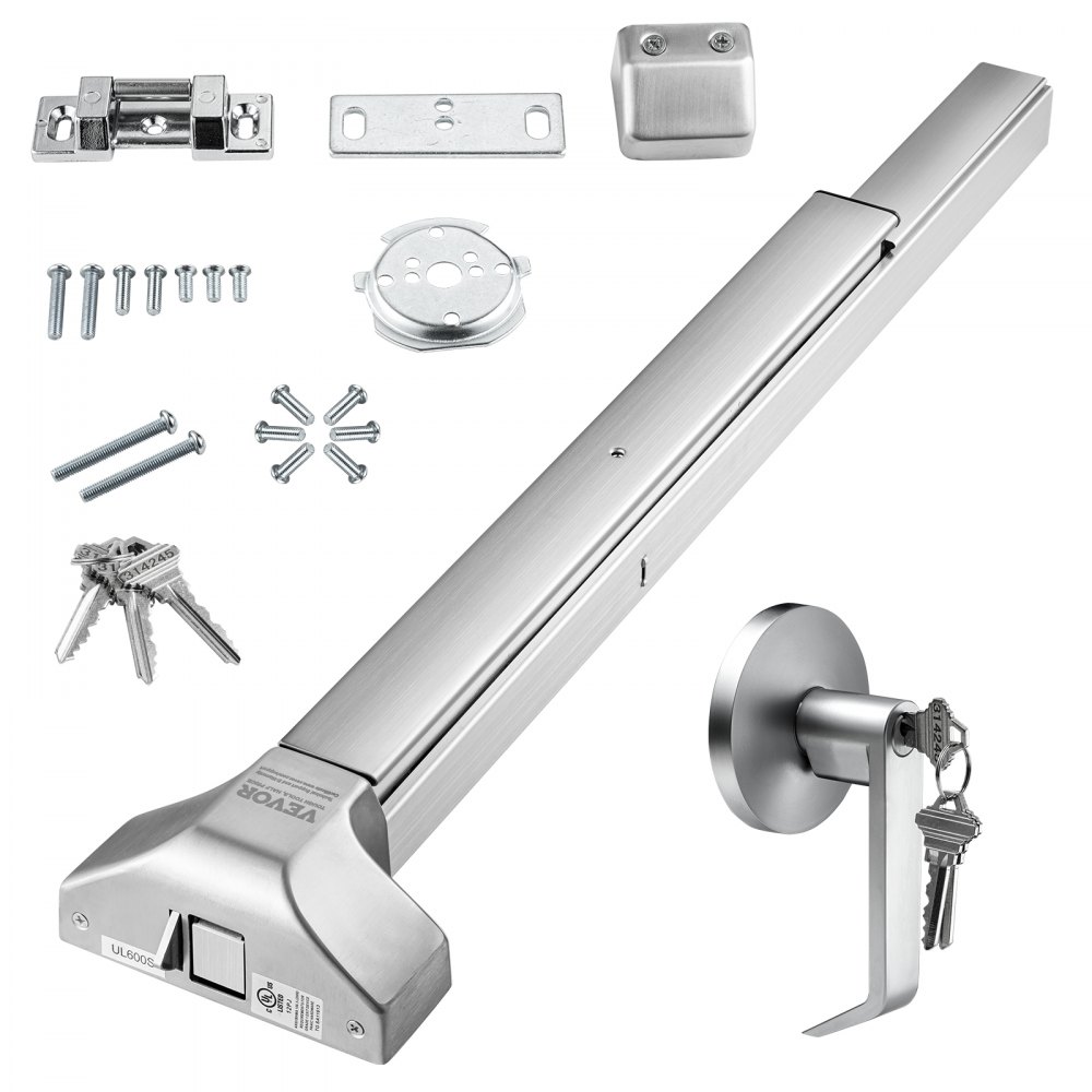 VEVOR VEVOR Push Bar Door Locks, Stainless Steel Panic Bars for Exit ...