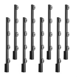 VEVOR Fence Post Extenders – 23.8in Steel, 8 Pack YX25-008
