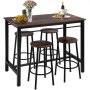 VEVOR Bar Table and Chairs Set 43