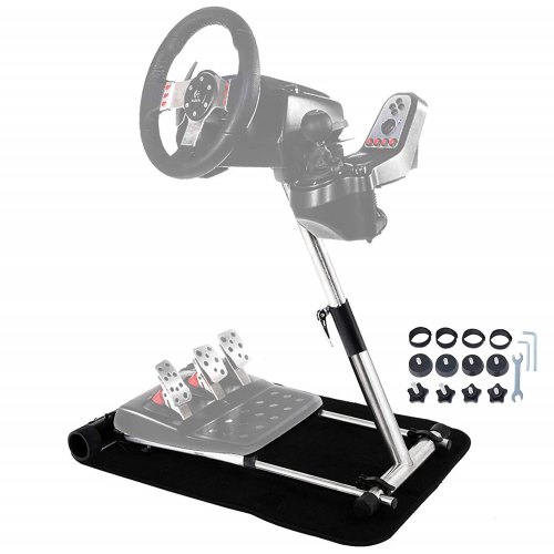 Racing Simulator Steering Wheel Gaming Stand for Logitech G27/G25,G29 and  G920 Wheels,Deluxe