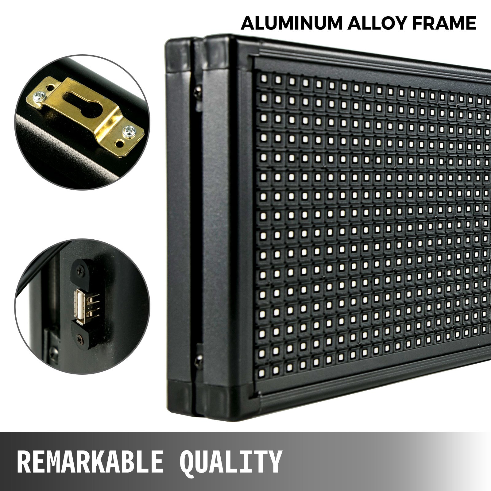 VEVOR Led Sign 40 x 15 inch Led Scrolling Sign 3 Color Red Green Yellow